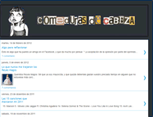 Tablet Screenshot of comedurasdecabeza.blogspot.com