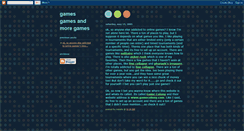 Desktop Screenshot of iluvgames.blogspot.com