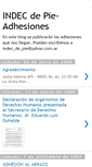 Mobile Screenshot of indecdepie-adhesiones.blogspot.com