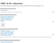 Tablet Screenshot of indecdepie-adhesiones.blogspot.com
