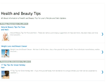 Tablet Screenshot of ahealthbeautytips.blogspot.com
