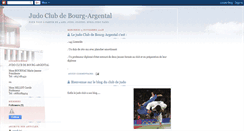 Desktop Screenshot of judoclubbourgargental.blogspot.com