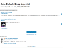 Tablet Screenshot of judoclubbourgargental.blogspot.com