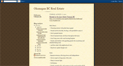 Desktop Screenshot of okanagan-bc-real-estate.blogspot.com