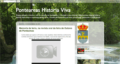 Desktop Screenshot of ponteareashistoriaviva.blogspot.com