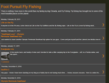 Tablet Screenshot of footpursuitflyfishing.blogspot.com
