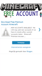 Mobile Screenshot of minecraftpremaccount.blogspot.com