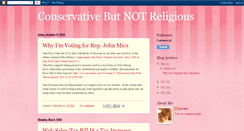 Desktop Screenshot of conservativebutnotreligious.blogspot.com