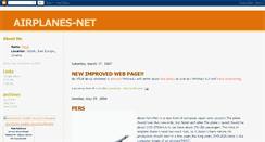 Desktop Screenshot of airplanes-net.blogspot.com