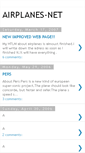 Mobile Screenshot of airplanes-net.blogspot.com