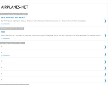 Tablet Screenshot of airplanes-net.blogspot.com
