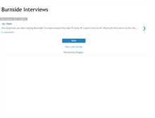 Tablet Screenshot of burnsideview.blogspot.com