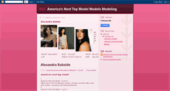 Desktop Screenshot of americas-next-top-model-models-sandra.blogspot.com