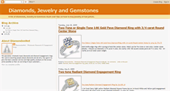 Desktop Screenshot of diamonds-jewelry-gems.blogspot.com