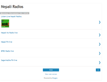 Tablet Screenshot of nepaliradios.blogspot.com