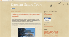 Desktop Screenshot of estoniannature.blogspot.com