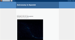 Desktop Screenshot of espastronomy.blogspot.com