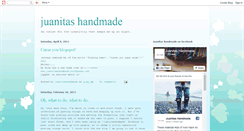 Desktop Screenshot of juanitashandmade.blogspot.com