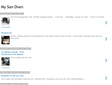 Tablet Screenshot of mysunoven.blogspot.com