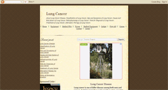 Desktop Screenshot of lung-cancer-disease.blogspot.com