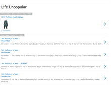 Tablet Screenshot of life-unpopular.blogspot.com