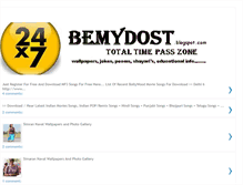 Tablet Screenshot of bemydost.blogspot.com