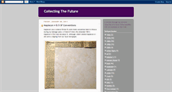 Desktop Screenshot of collectingthefuture.blogspot.com