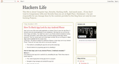 Desktop Screenshot of hackerslifebygaurav.blogspot.com