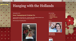 Desktop Screenshot of hangingwiththehollands.blogspot.com