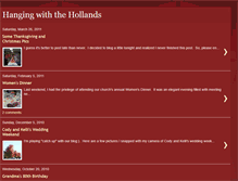 Tablet Screenshot of hangingwiththehollands.blogspot.com