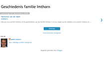 Tablet Screenshot of geschiedenisfamilieimthorn.blogspot.com