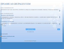 Tablet Screenshot of dinamicasgrupalesugm.blogspot.com