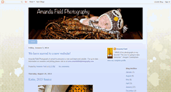 Desktop Screenshot of amandafieldphotography.blogspot.com