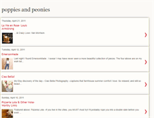 Tablet Screenshot of poppiesandpeonies.blogspot.com