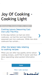 Mobile Screenshot of joyofcookinglight.blogspot.com