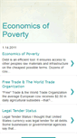 Mobile Screenshot of economicsofpoverty.blogspot.com