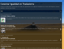 Tablet Screenshot of conectarigualdadentraslasierra.blogspot.com