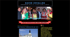 Desktop Screenshot of davidzevallos.blogspot.com