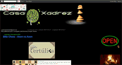 Desktop Screenshot of casadoxadrez.blogspot.com