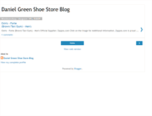 Tablet Screenshot of danielgreenshoestore.blogspot.com