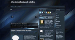 Desktop Screenshot of africanamericangenealogywithfallong.blogspot.com