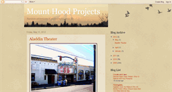 Desktop Screenshot of mounthoodprojects.blogspot.com