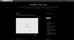 Desktop Screenshot of journeyforjess.blogspot.com