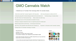 Desktop Screenshot of gmocannabiswatch.blogspot.com
