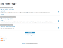Tablet Screenshot of need-for-speed-pro-street-turkey.blogspot.com