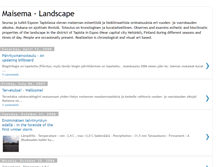 Tablet Screenshot of maisema-landscape.blogspot.com