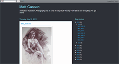 Desktop Screenshot of mattcassan.blogspot.com