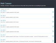 Tablet Screenshot of mattcassan.blogspot.com
