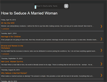 Tablet Screenshot of how-to-seduce-a-married-woman.blogspot.com