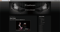 Desktop Screenshot of elcuartoscuro.blogspot.com